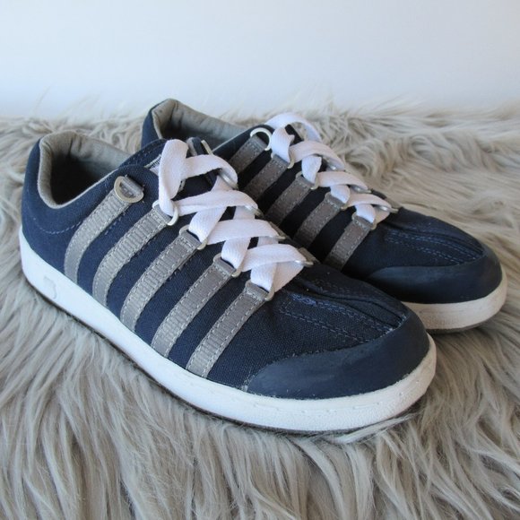 K-Swiss Other - K-Swiss Court Pro Blue & White Shoes 2.5